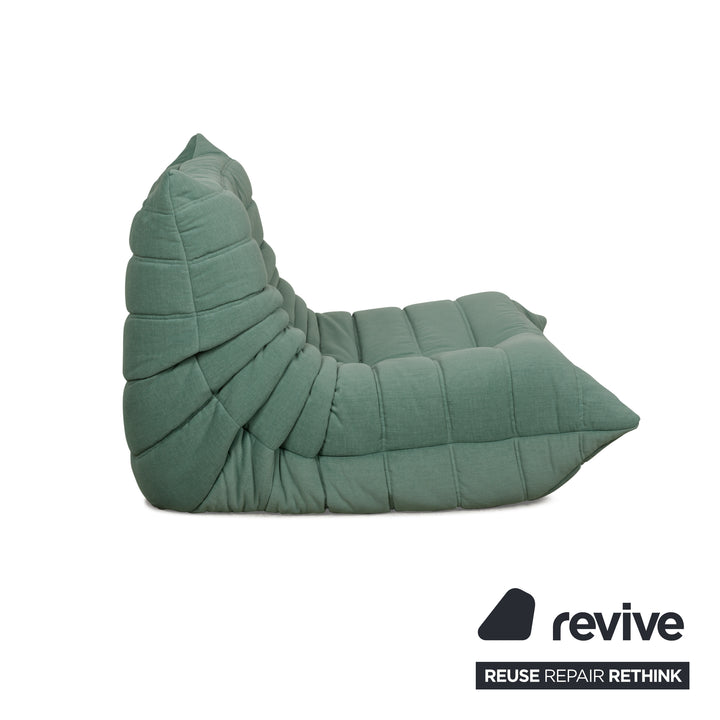 Ligne Roset Stoff Togo Sessel Grün Mint Neubezug