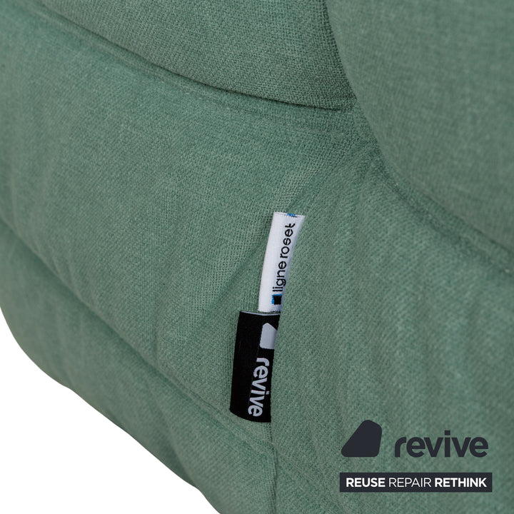 Ligne Roset Stoff Togo Sessel Grün Mint Neubezug