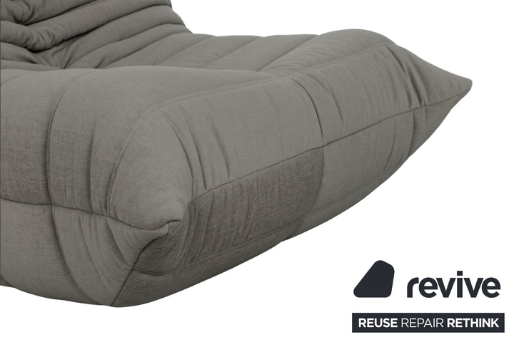 Ligne Roset Stoff Togo Sessel Neubezug Anthraziz