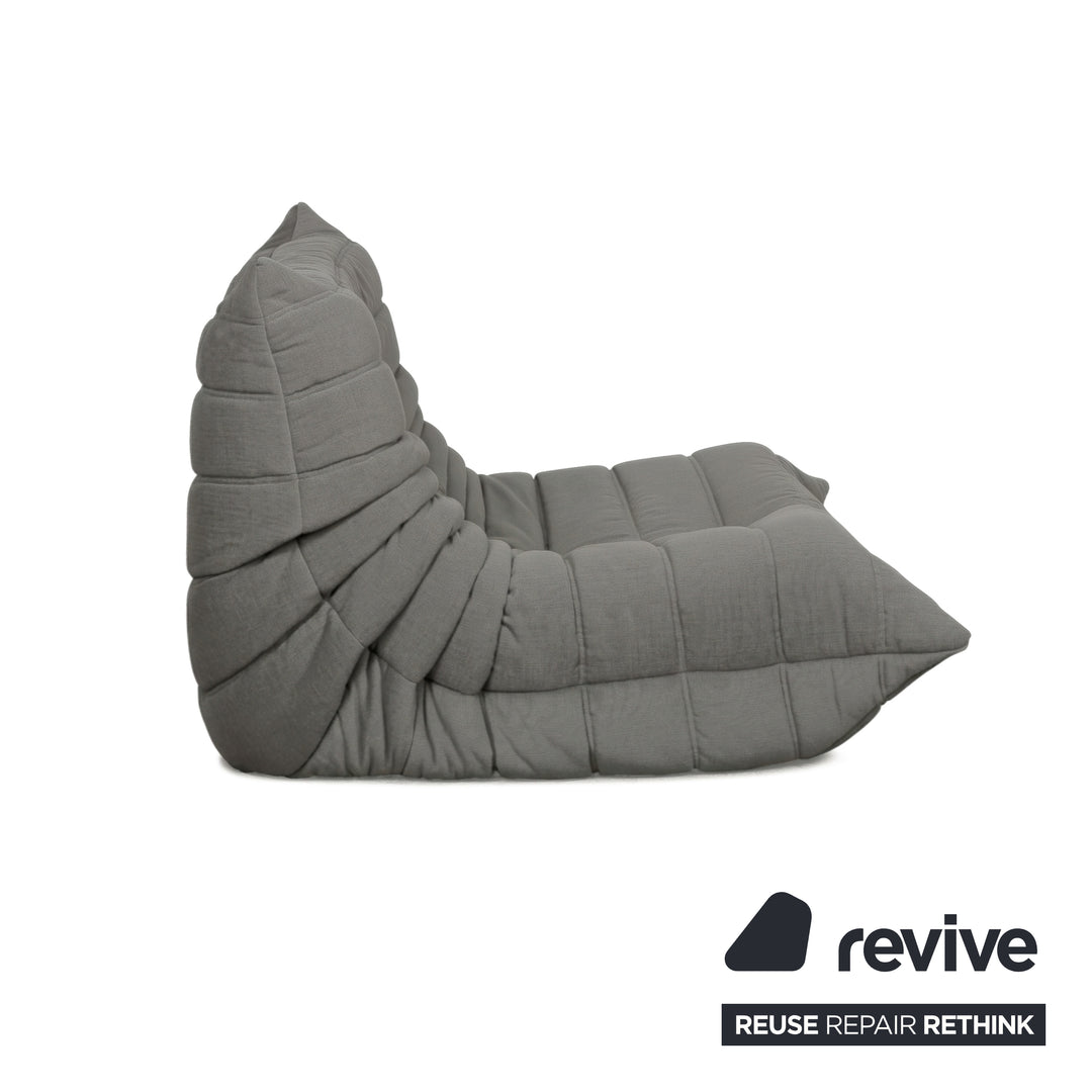 Ligne Roset Stoff Togo Sessel Neubezug Anthraziz