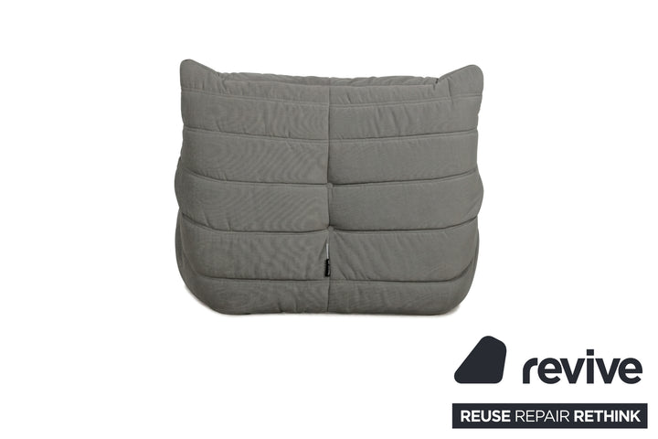 Ligne Roset Stoff Togo Sessel Neubezug Anthraziz