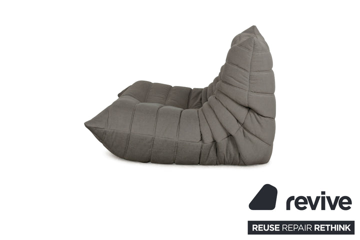Ligne Roset Stoff Togo Sessel Neubezug Anthraziz