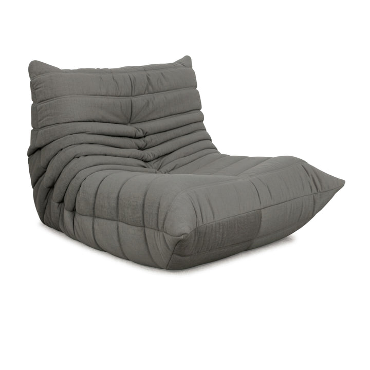 Ligne Roset Stoff Togo Sessel Neubezug Anthraziz