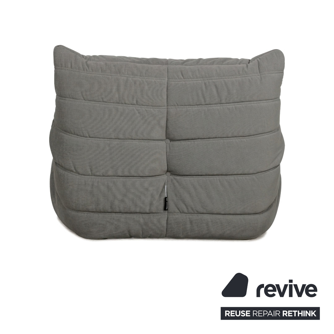 Ligne Roset Stoff Togo Sessel Neubezug Anthraziz