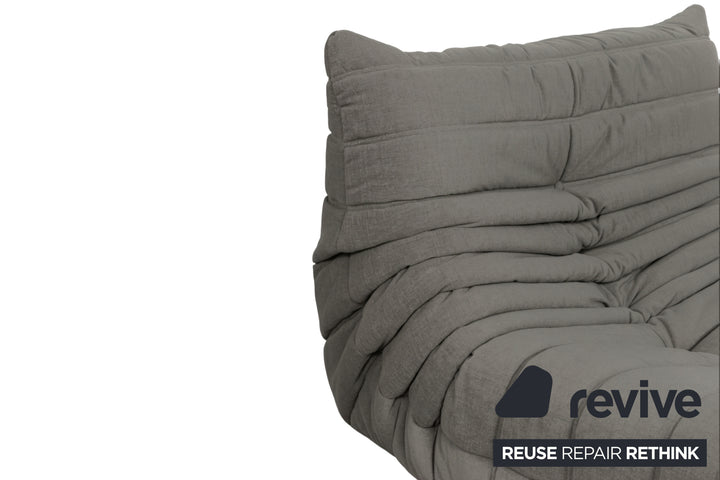 Ligne Roset Stoff Togo Sessel Neubezug Anthraziz
