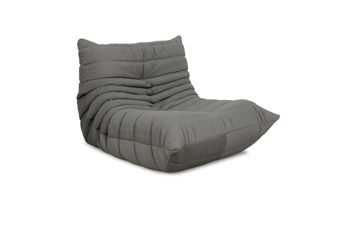 Ligne Roset Stoff Togo Sessel Neubezug Anthraziz