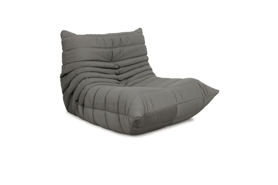 Ligne Roset Stoff Togo Sessel Neubezug Anthraziz