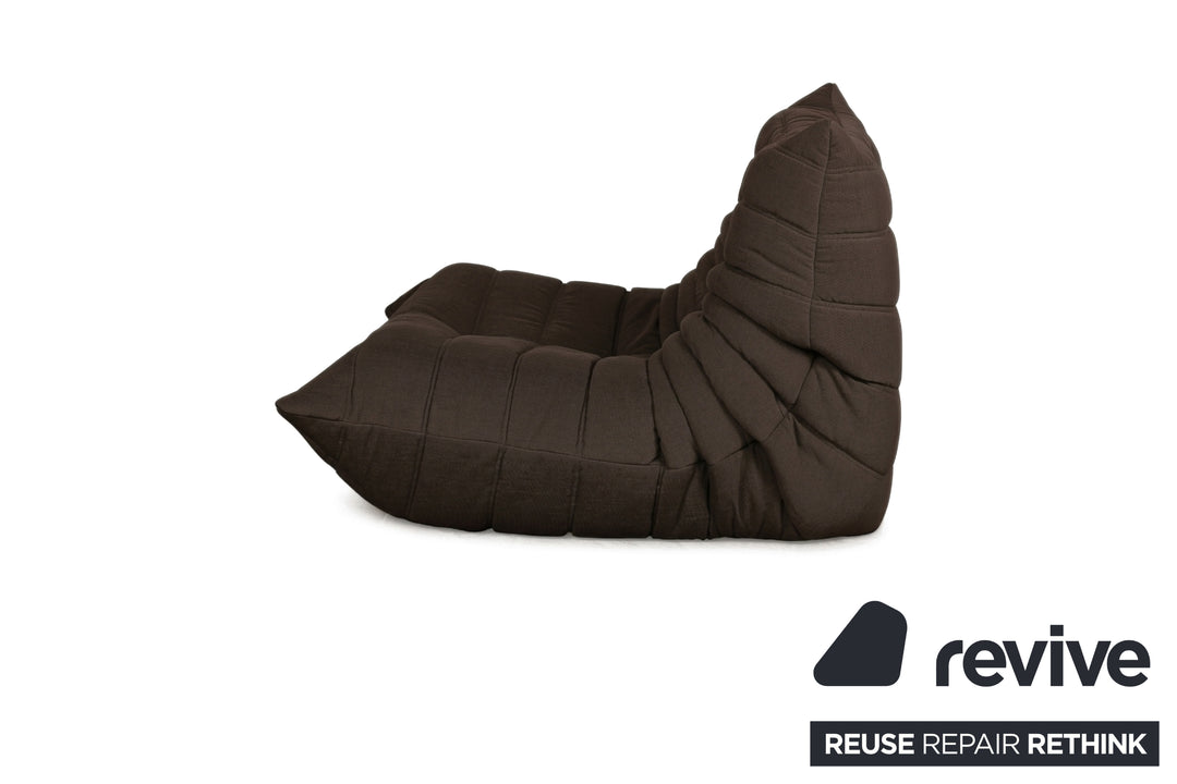 Ligne Roset Stoff Togo Sessel Neubezug Kaffebraun