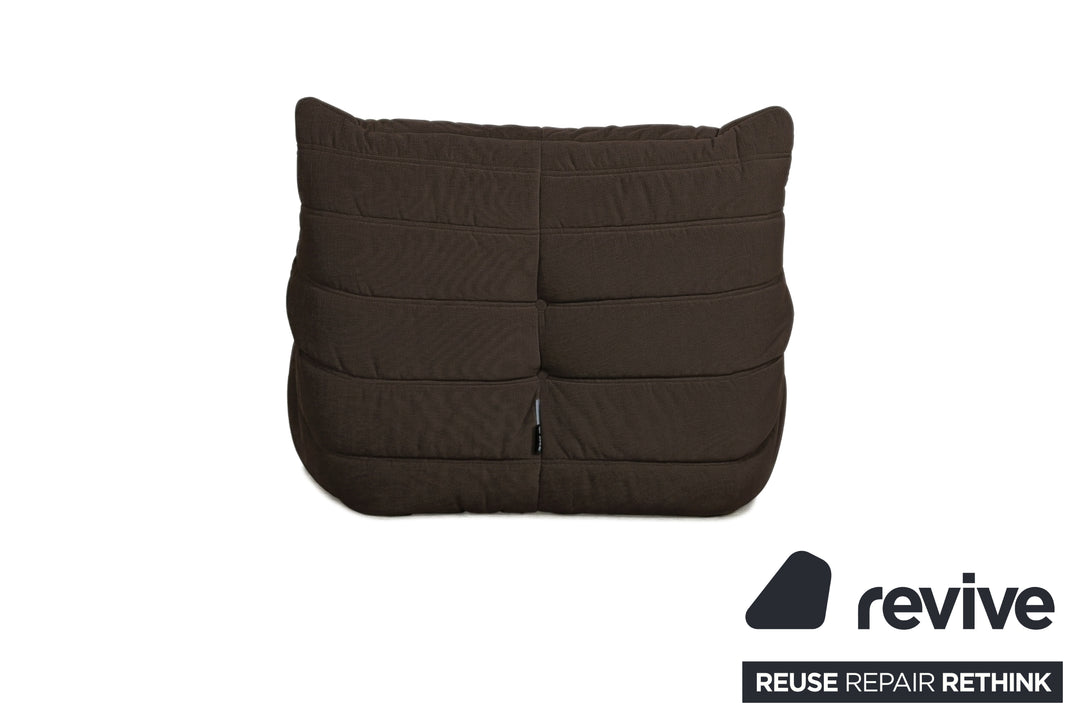 Ligne Roset Stoff Togo Sessel Neubezug Kaffebraun