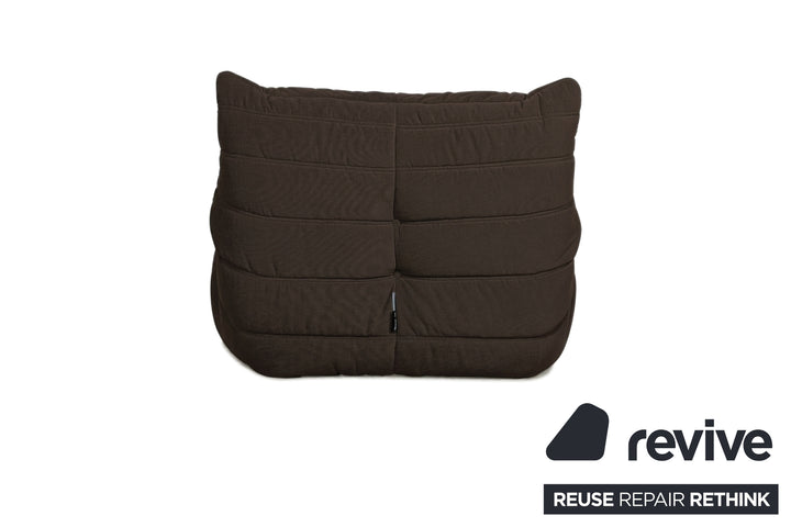 Ligne Roset Stoff Togo Sessel Neubezug Kaffebraun