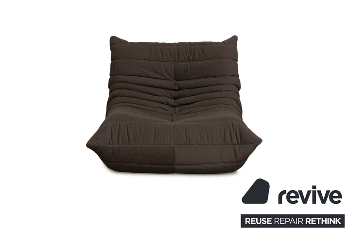 Ligne Roset Stoff Togo Sessel Neubezug Kaffebraun