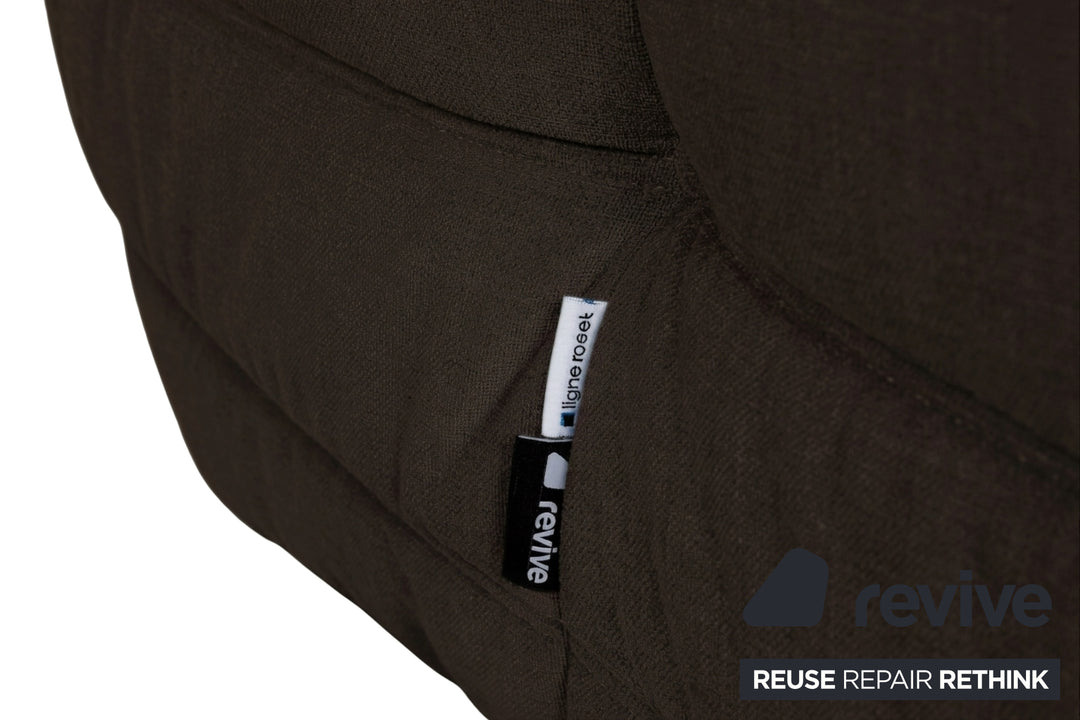 Ligne Roset Stoff Togo Sessel Neubezug Kaffebraun