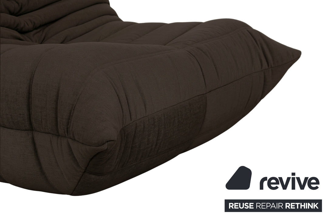 Ligne Roset Stoff Togo Sessel Neubezug Kaffebraun