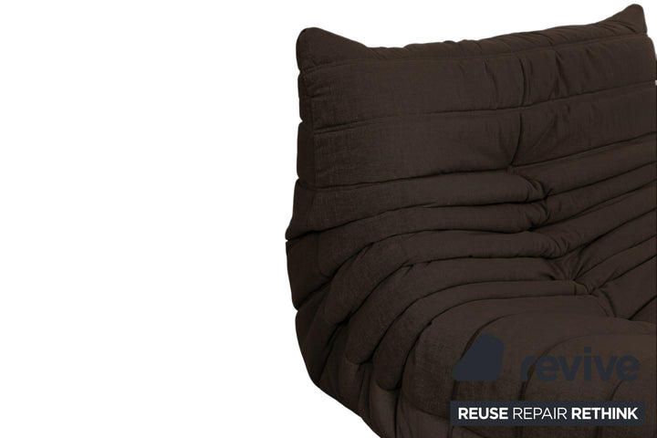 Ligne Roset Stoff Togo Sessel Neubezug Kaffebraun
