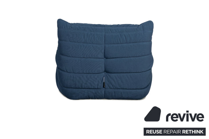 Ligne Roset Stoff Togo Sessel Neubezug Marineblau