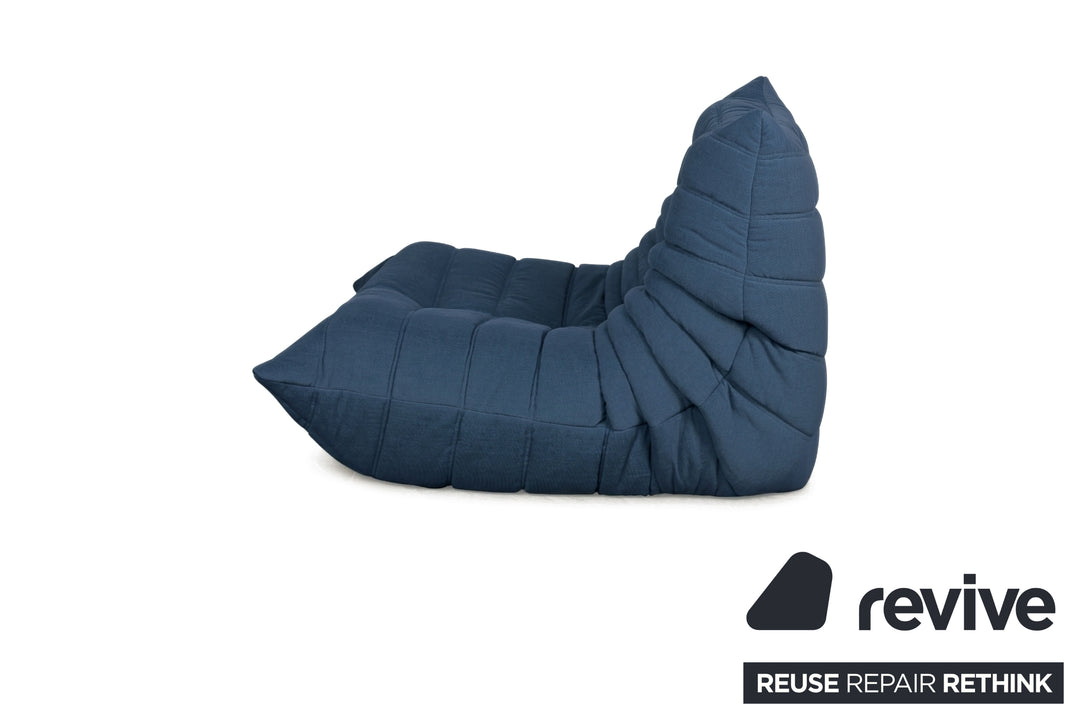 Ligne Roset Stoff Togo Sessel Neubezug Marineblau