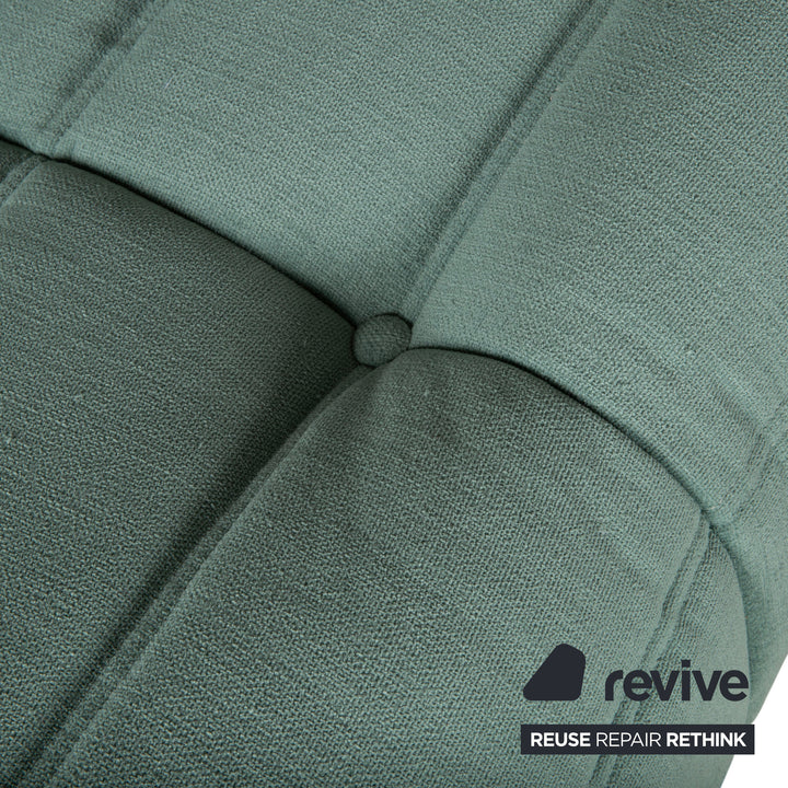 Ligne Roset Stoff Togo Sessel Grün Türkis Salbei Neubezug MALOU 160