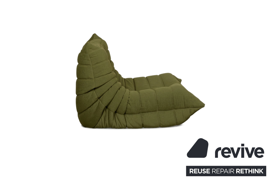 Ligne Roset Stoff Togo Sessel Neubezug Olivgrün