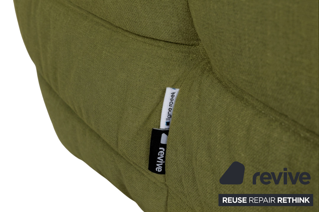 Ligne Roset Stoff Togo Sessel Neubezug Olivgrün