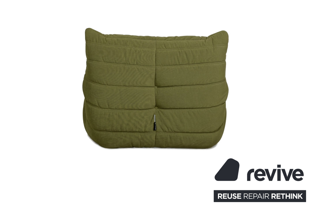 Ligne Roset Stoff Togo Sessel Neubezug Olivgrün