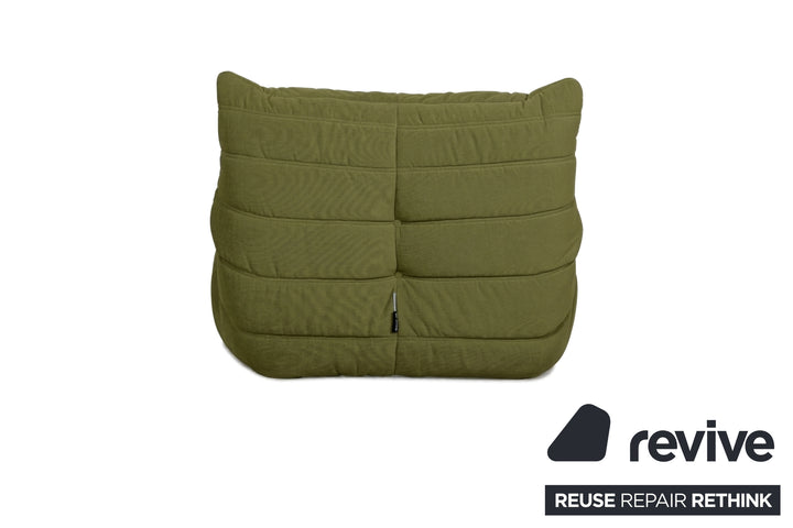 Ligne Roset Stoff Togo Sessel Neubezug Olivgrün