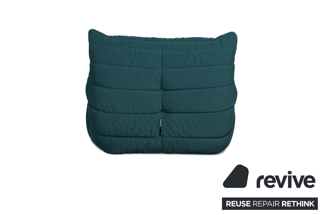 Ligne Roset Stoff Togo Sessel Neubezug Petrol
