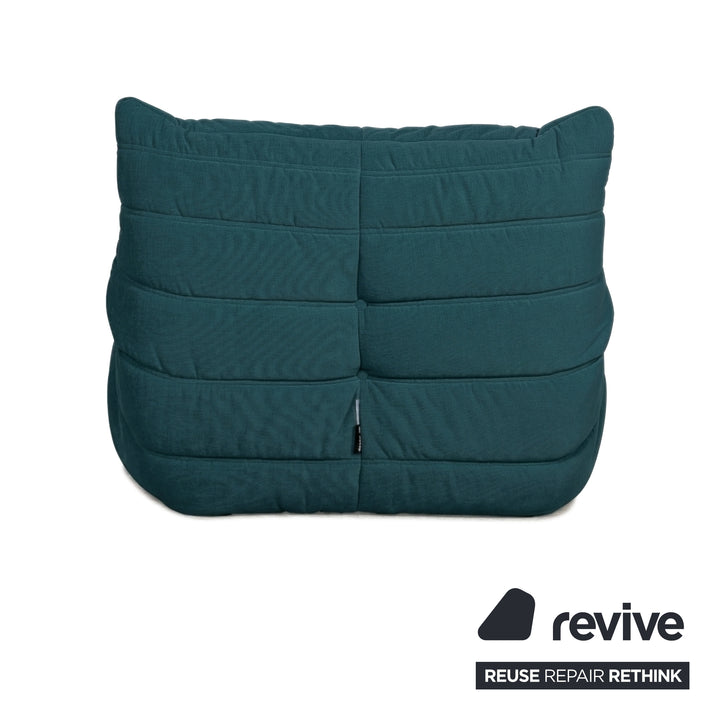 Ligne Roset Stoff Togo Sessel Neubezug Petrol