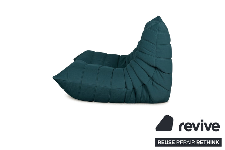 Ligne Roset Stoff Togo Sessel Neubezug Petrol
