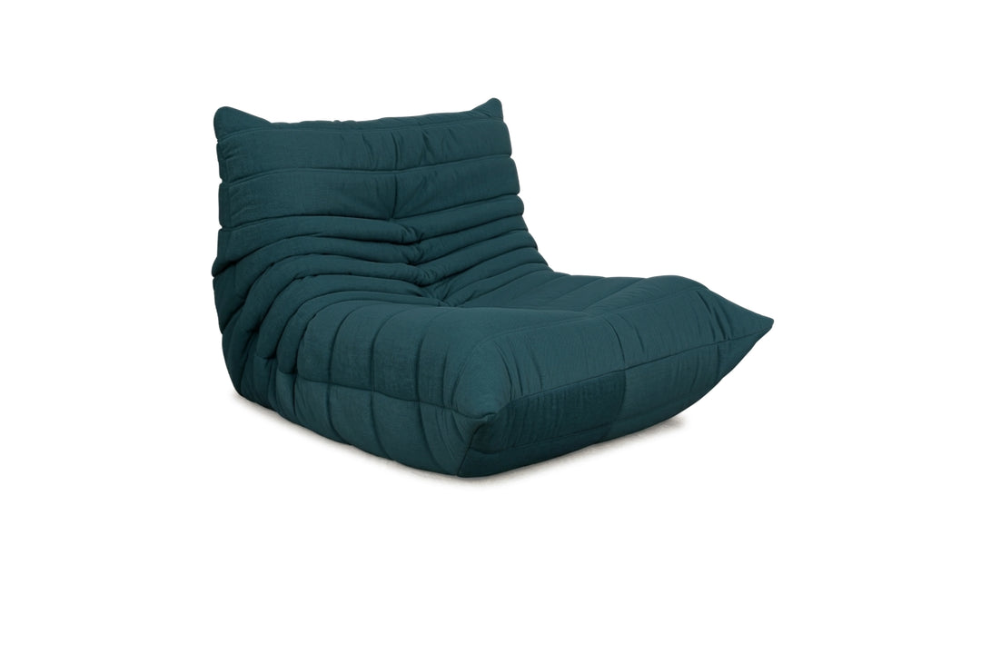 Ligne Roset Stoff Togo Sessel Neubezug Petrol