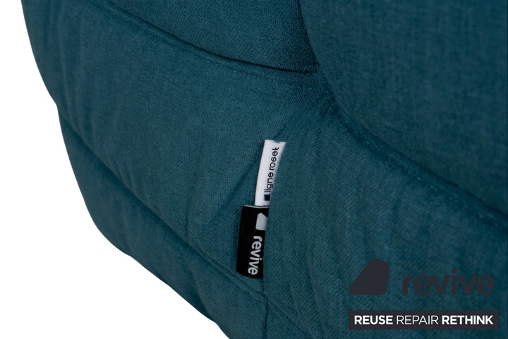 Ligne Roset Stoff Togo Sessel Neubezug Petrol