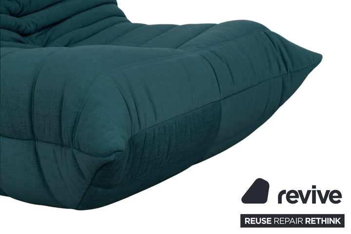 Ligne Roset Stoff Togo Sessel Neubezug Petrol