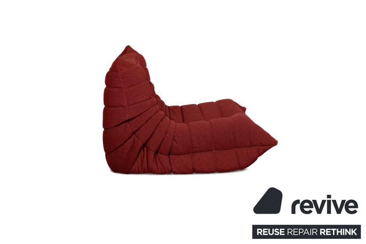 Ligne Roset Stoff Togo Sessel Neubezug Rubinrot