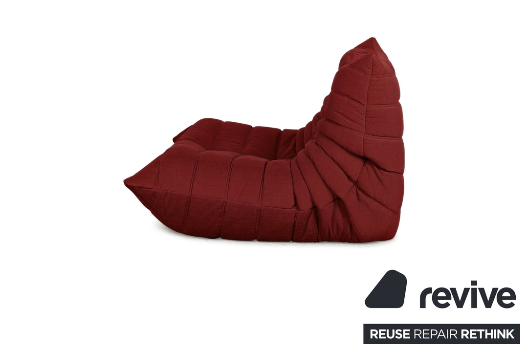 Ligne Roset Stoff Togo Sessel Neubezug Rubinrot