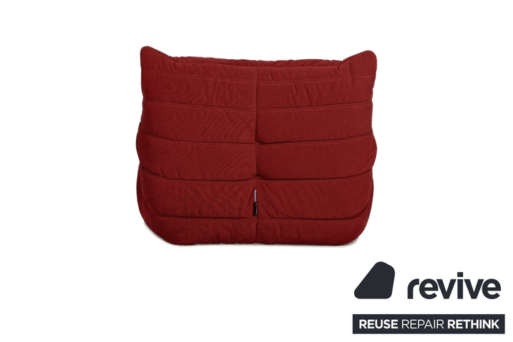 Ligne Roset Stoff Togo Sessel Neubezug Rubinrot