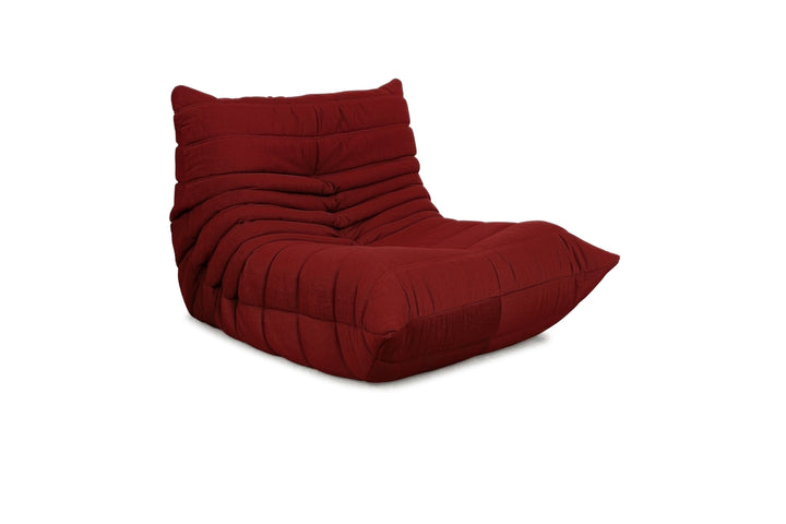 Ligne Roset Stoff Togo Sessel Neubezug Rubinrot