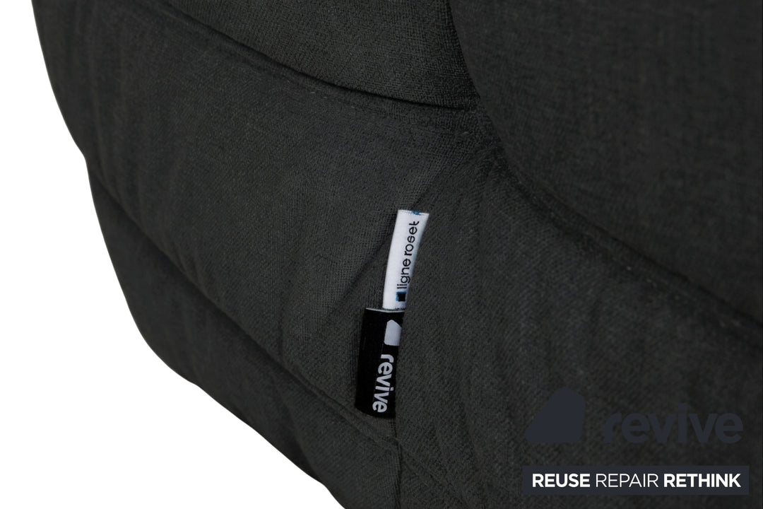 Ligne Roset Stoff Togo Sessel Neubezug Schwarz