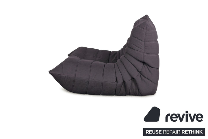 Ligne Roset Stoff Togo Sessel Neubezug Dunkelgrau