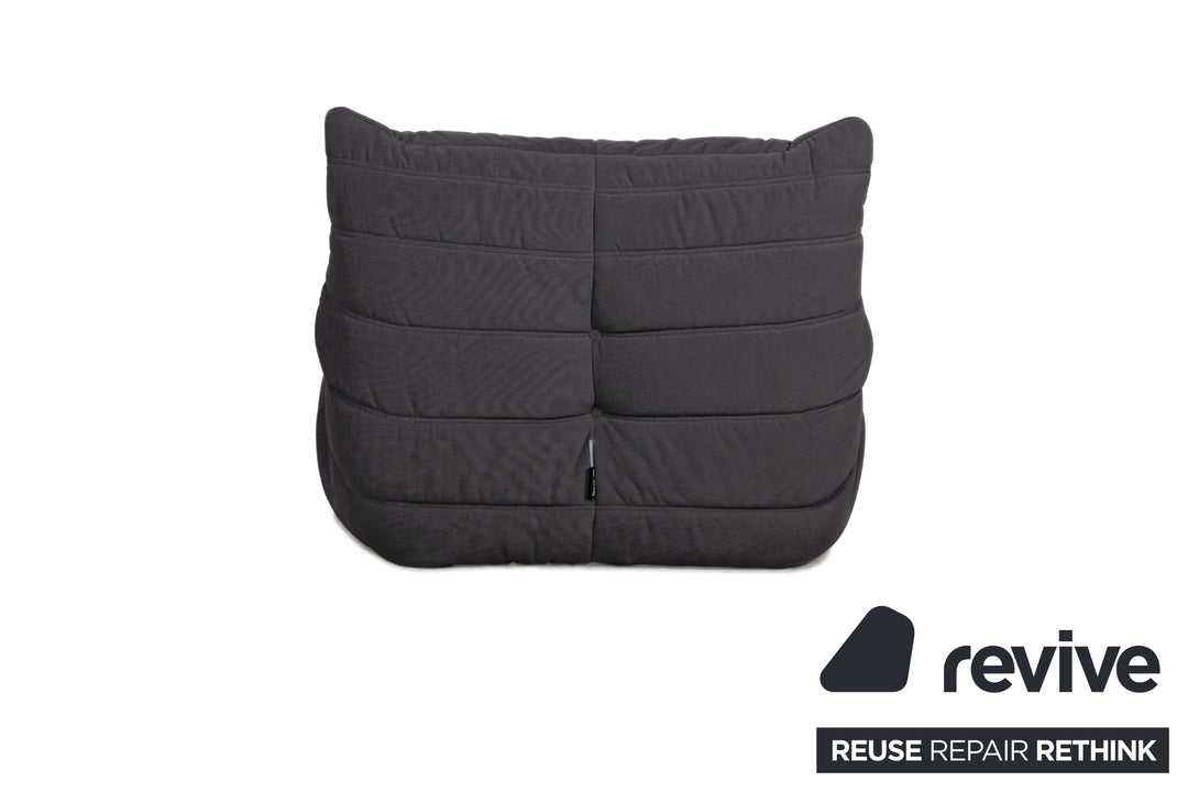 Ligne Roset Stoff Togo Sessel Neubezug Dunkelgrau