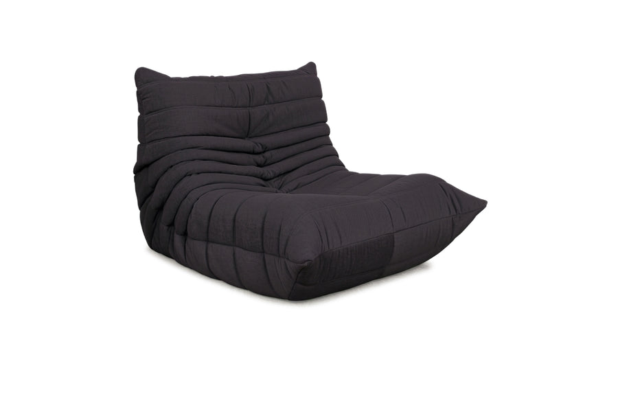 Ligne Roset Stoff Togo Sessel Neubezug Dunkelgrau