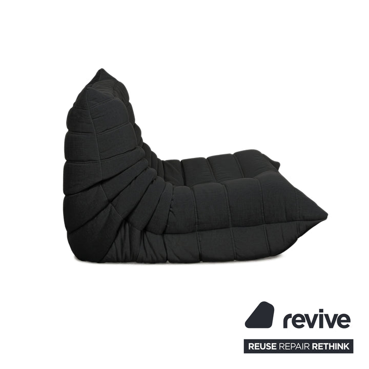 Ligne Roset Stoff Togo Sessel Neubezug Schwarz