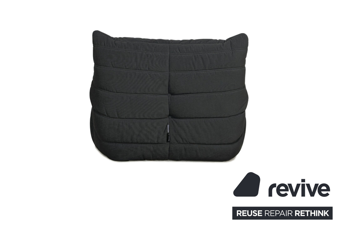 Ligne Roset Stoff Togo Sessel Neubezug Schwarz