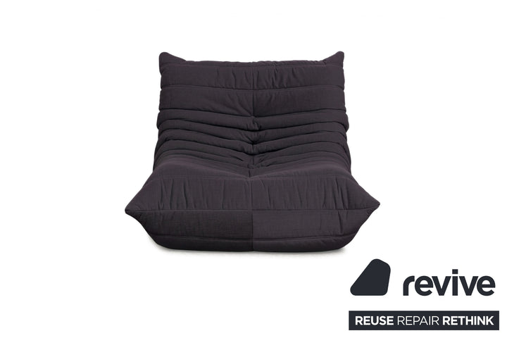 Ligne Roset Stoff Togo Sessel Neubezug Dunkelgrau