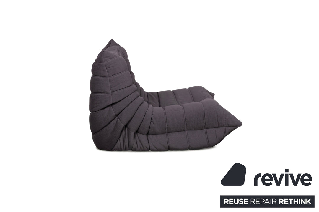 Ligne Roset Stoff Togo Sessel Neubezug Dunkelgrau