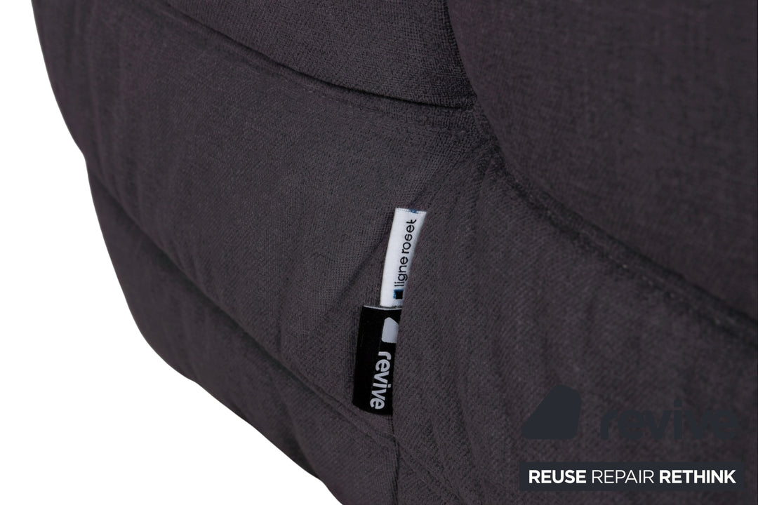 Ligne Roset Stoff Togo Sessel Neubezug Dunkelgrau
