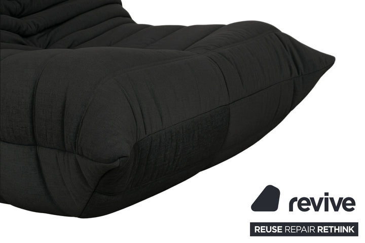 Ligne Roset Stoff Togo Sessel Neubezug Schwarz