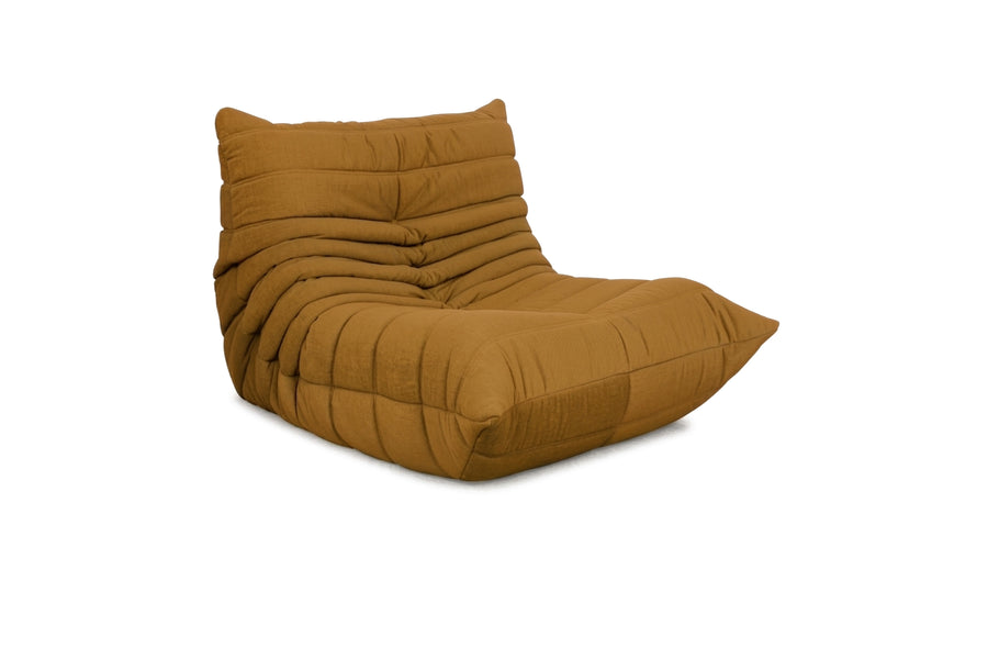 Ligne Roset Stoff Togo Sessel Neubezug Senfgelb