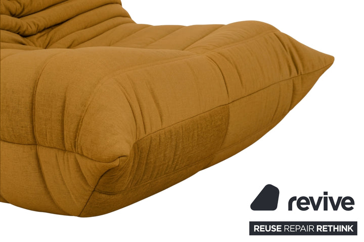 Ligne Roset Stoff Togo Sessel Neubezug Senfgelb