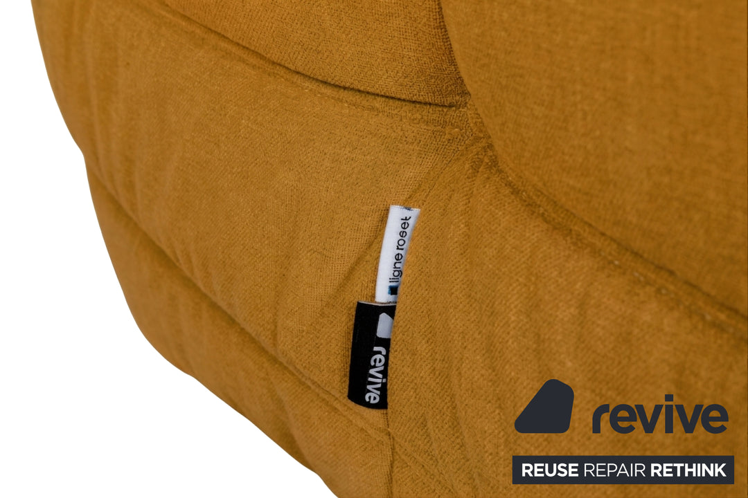 Ligne Roset Stoff Togo Sessel Neubezug Senfgelb