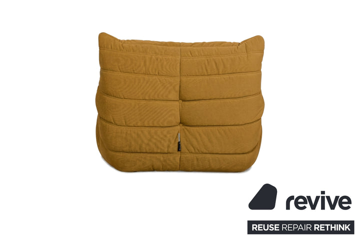 Ligne Roset Stoff Togo Sessel Neubezug Senfgelb