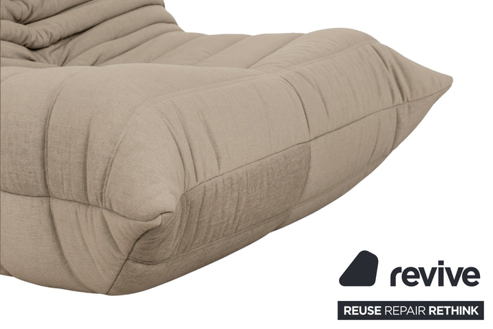 Ligne Roset Stoff Togo Sessel Neubezug Taupe